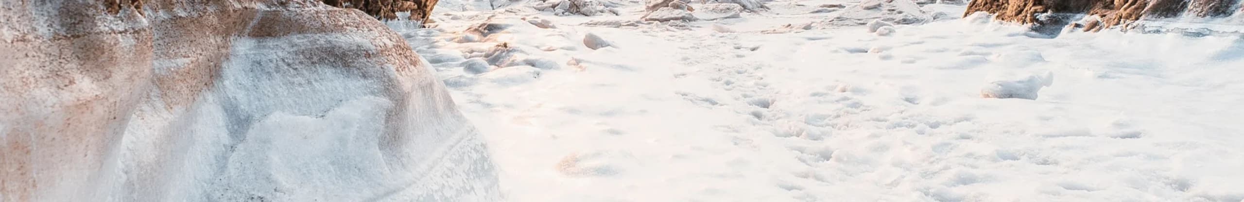 Water flowing gently over stones